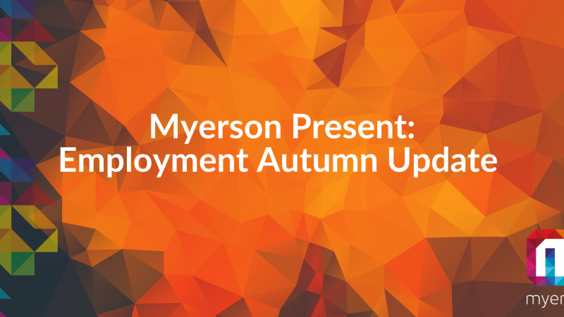 Annual Employment Autumn Update 2020