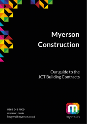 Myerson Guide JCT Contracts