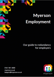 Myerson Employment Guide on Redundancy for Employers