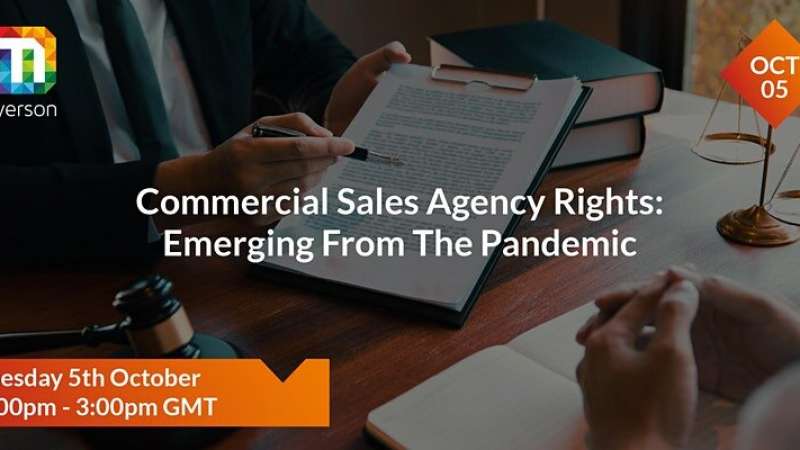 Commercial Sales Agency Rights: Emerging From the Pandemic