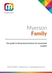 Guide Family Financial Provisions for Unmarried Couples Page 01