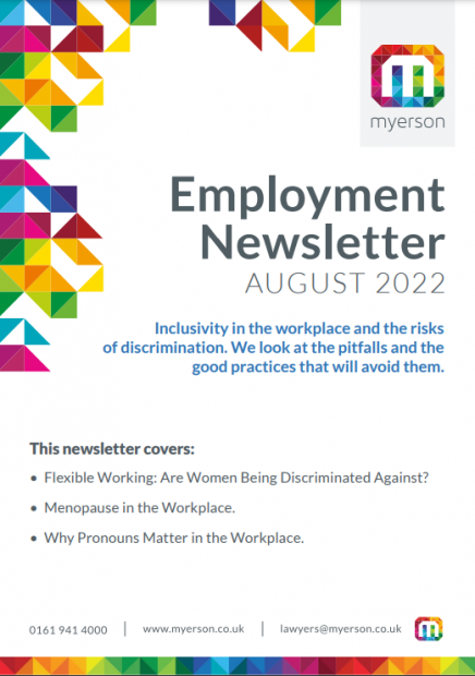 Myerson Employment Newsletter