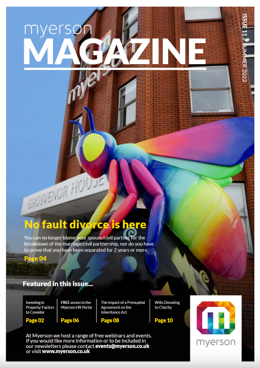 Myerson Private Client Summer 2022 Issue
