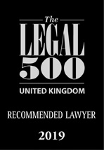 The Legal 500 Recommended Lawyer award