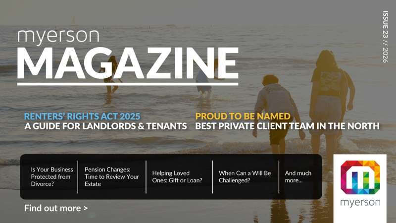 Myerson Magazine Summer 2026 Issue