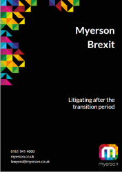 Brexit Guide Litigating After the Transition Period