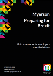 Brexit Guide for Employers Settled Status Cover