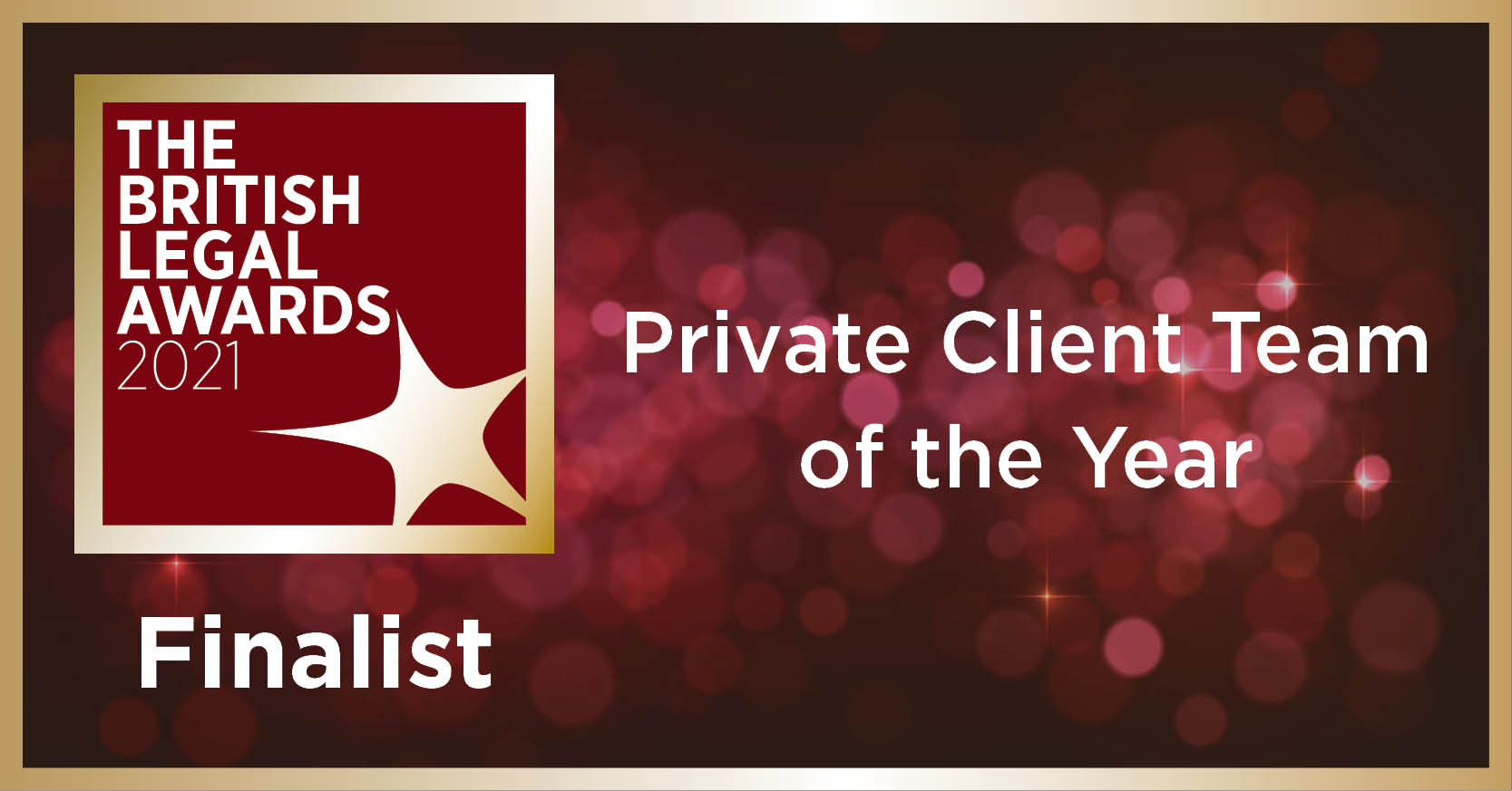 Myerson Private Client Team Shortlisted at The British Legal Awards