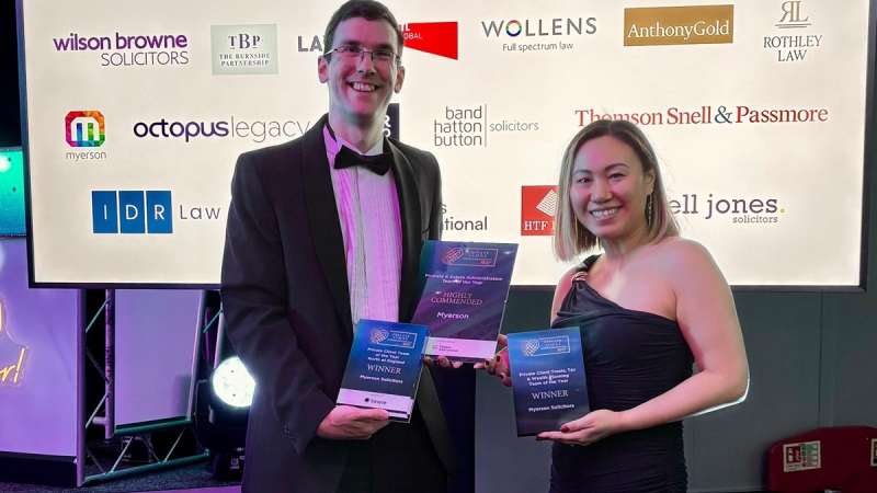 Double Success for Myerson at the Private Client Modern Law Awards 2026