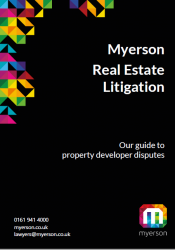 Guide to Property Developer Disputes Cover