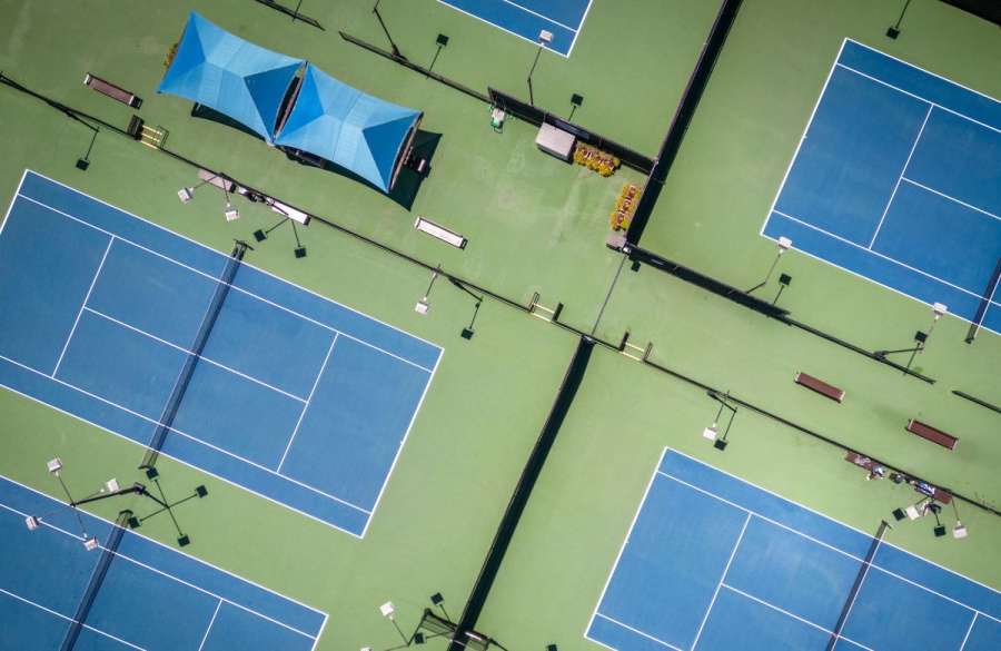 Installing the courts