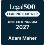 L500 adam maher leading partner commercial litigation elsewhere in the north west 2027