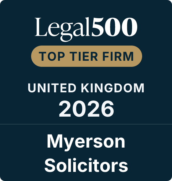 L500 myerson solicitors top tier firm commercial property elsewhere in the north west 2026