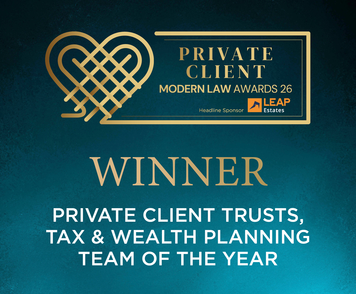 Private Client Trusts, Tax & Wealth Planning Team of the Year