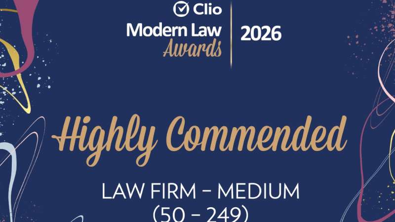 Myerson Solicitors Celebrates Double Accolade at Clio Modern Law Awards 2026