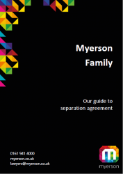 Myerson Guide Family Law Separation Agreement
