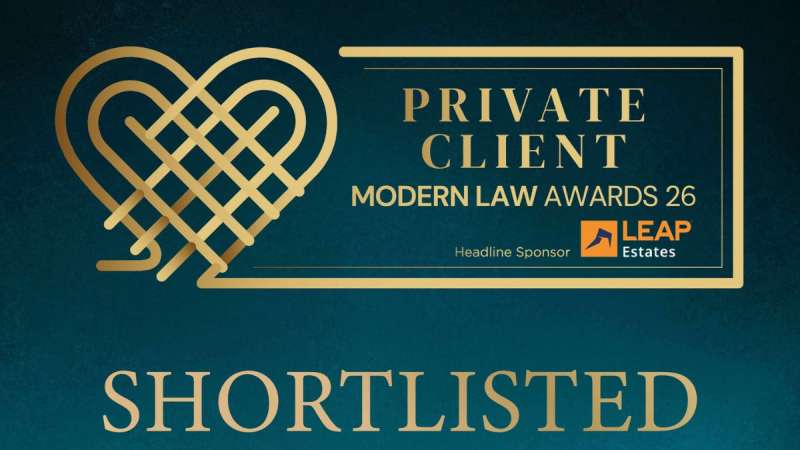 Myerson Shortlisted in Three Categories at the Modern Law Private Client Awards 2026