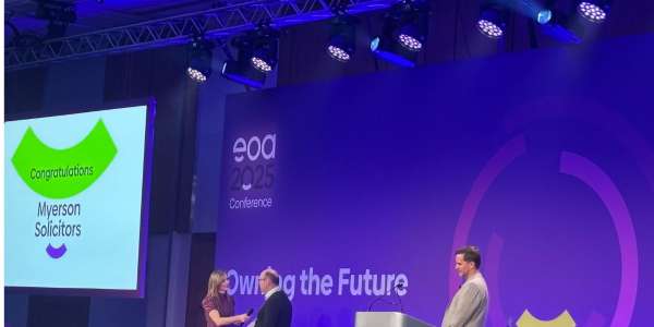 Myerson Winner of EOA Award 2025 Transition of the Year
