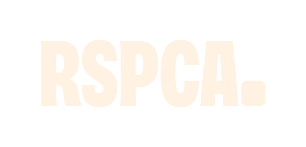 RSPCA Punctuation Logo Non Trademark Cream on Blue RGB