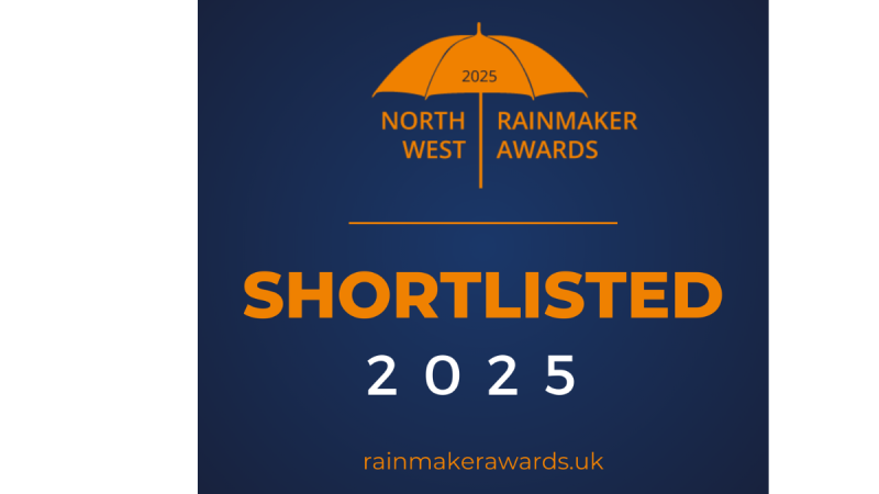 Myerson Shortlisted for 'Team of the Year - Cheshire' at 2025 North West Rainmaker Awards