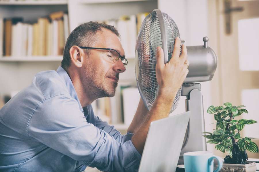 What does the law say about safe temperatures at work