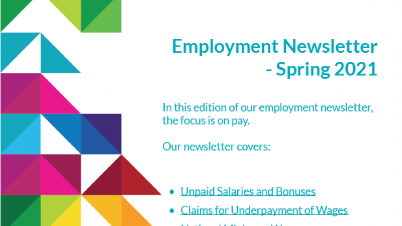 Myerson Employment Newsletter Spring 2021
