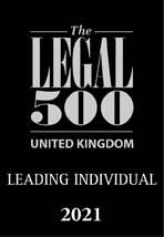 The Legal 500 Leading individual award