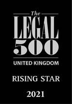 The Legal 500 Rising Star award