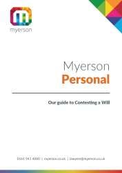 Myerson Guide Contesting a Will