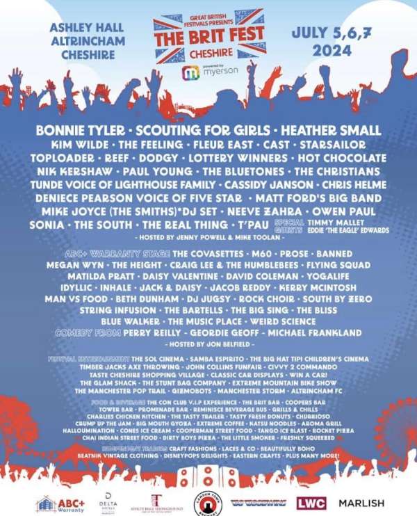 The Brit Fest 2024 Win Family Tickets With Myerson