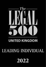 The Legal 500 Leading individual award