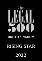 The Legal 500 Rising Star award